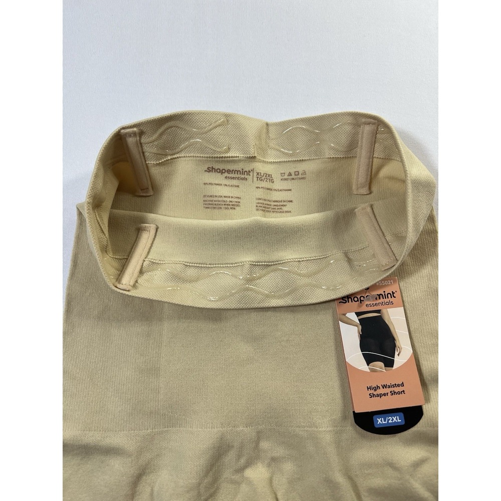 Shapermint Every Day High-Waisted Shaper Shorts Tummy Control XL/2XL Nude - Picture 9 of 9